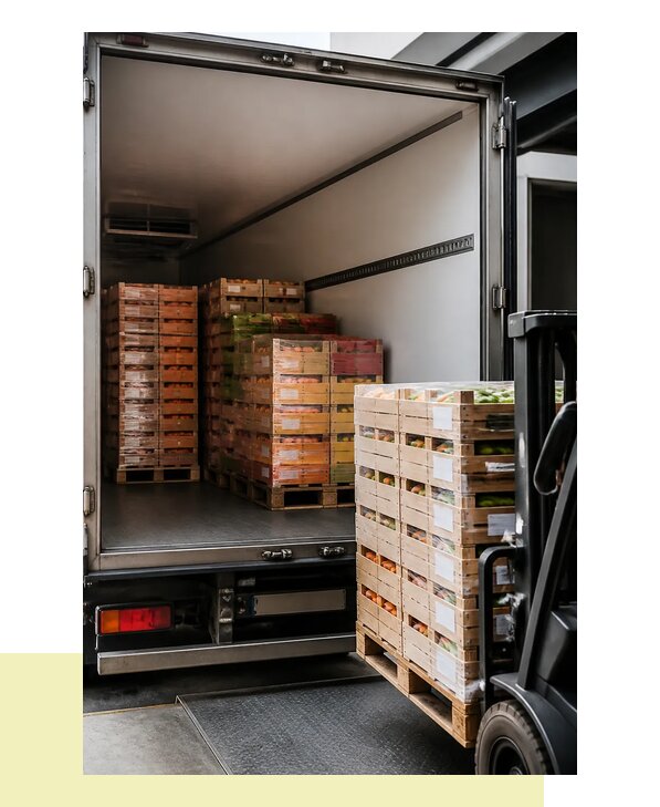 Перевозка сельхозпродукции на паллетах с доставкой в Елец
